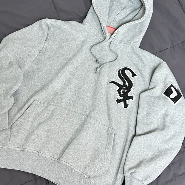 시카고 화이트삭스 자수 후드티 미디움