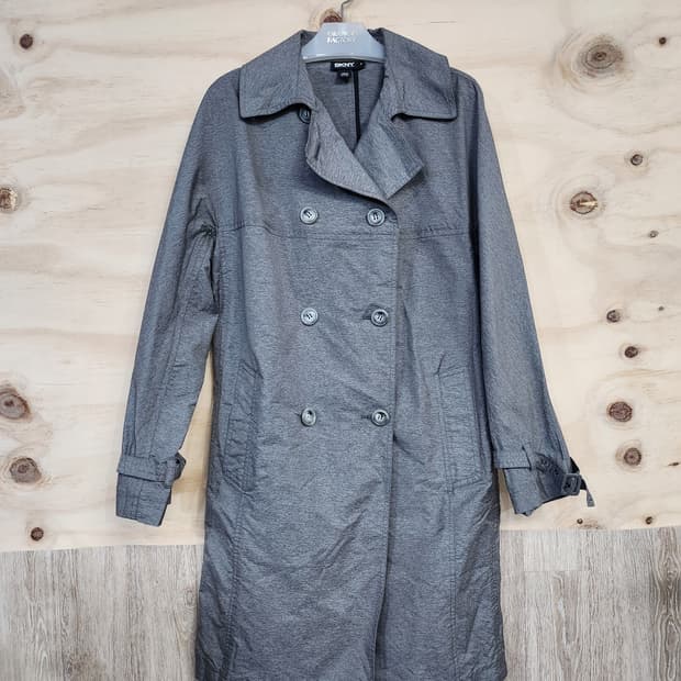 1079) DKNY 더블버튼 트렌치 코트