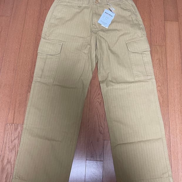 Ebbets Field 이벳필드 카고 와이드 팬츠 M 새상품 베이지