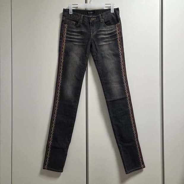 일본 빈티지 락 펑크 데님팬츠 청바지 28-29