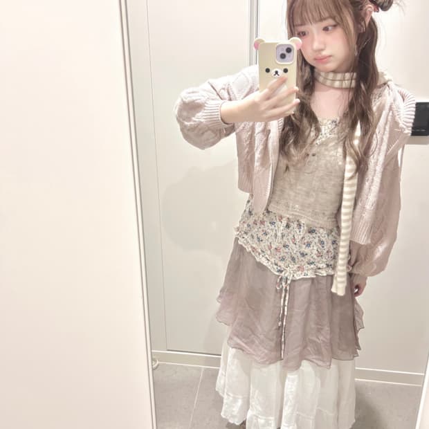 벚꽃 뮤트 모리 코디 세트 사와코 하구미 모리걸