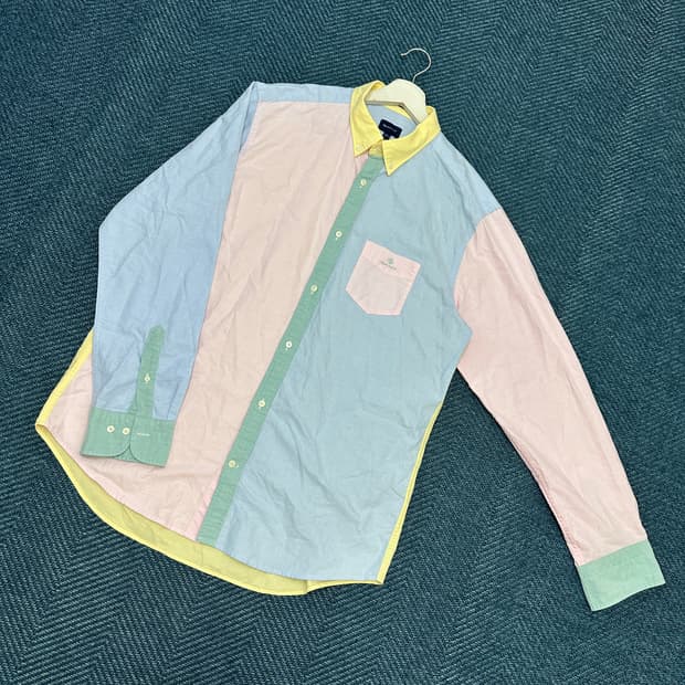 [XL] 간트 컬러 블록 셔츠