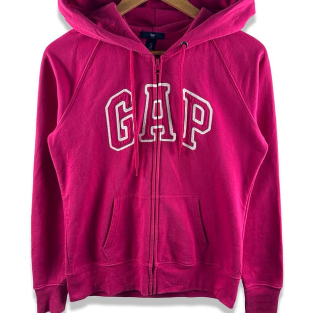 갭 핫핑크 후드집업2793