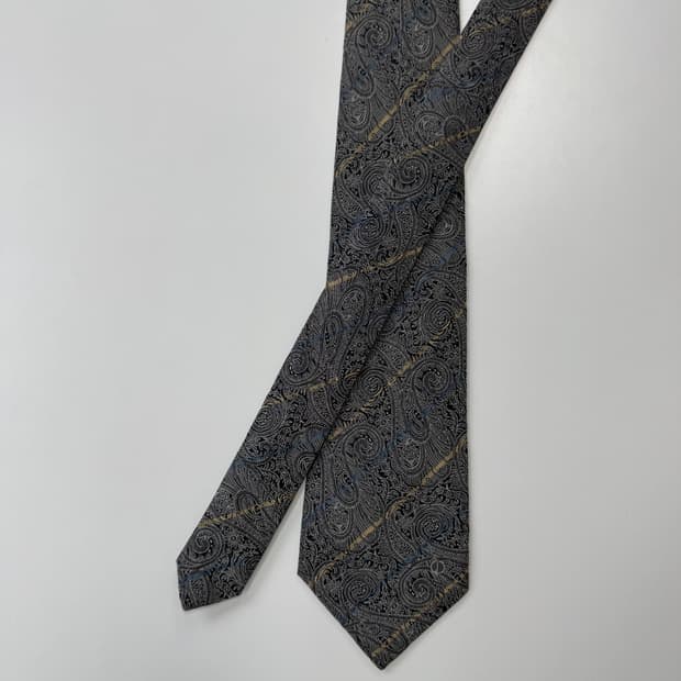 던힐(dunhill) 명품 정품 페이즐리 넥타이 8.7cm