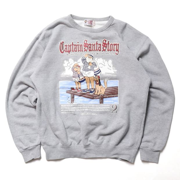 캡틴 산타 Captain Santa Printing Sweatshirt 