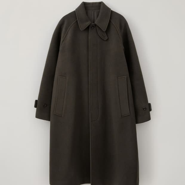 블랭크룸 / 24AW 스탠다드 발마칸 울 코트(차콜 브라운) / 3
