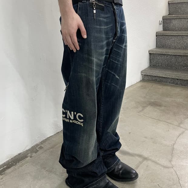 코스튬 네셔널 C’N’C 플레어 데님 팬츠