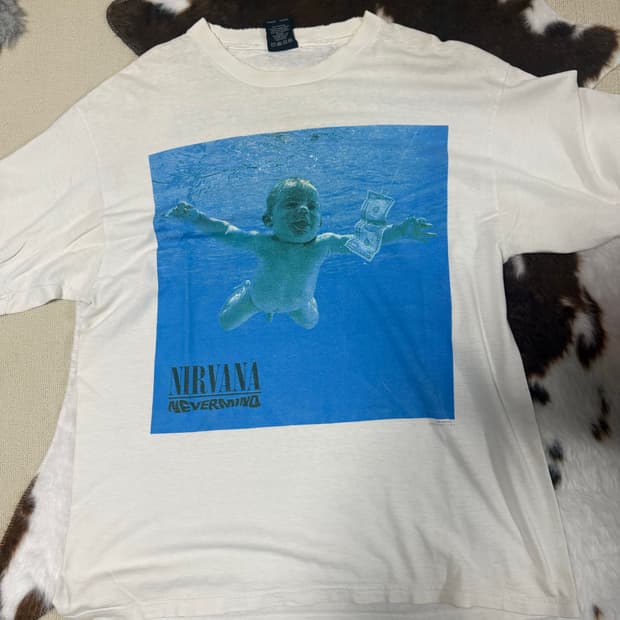 90s 너바나 네버마인드 반팔