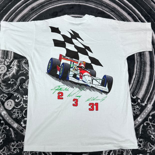 (XL)90s 빈티지 말보로 프로모 레이싱 반팔 티셔츠