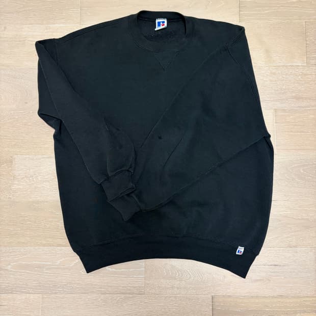 빈티지 러셀 스웻셔츠 블랙 made in usa🇺🇸