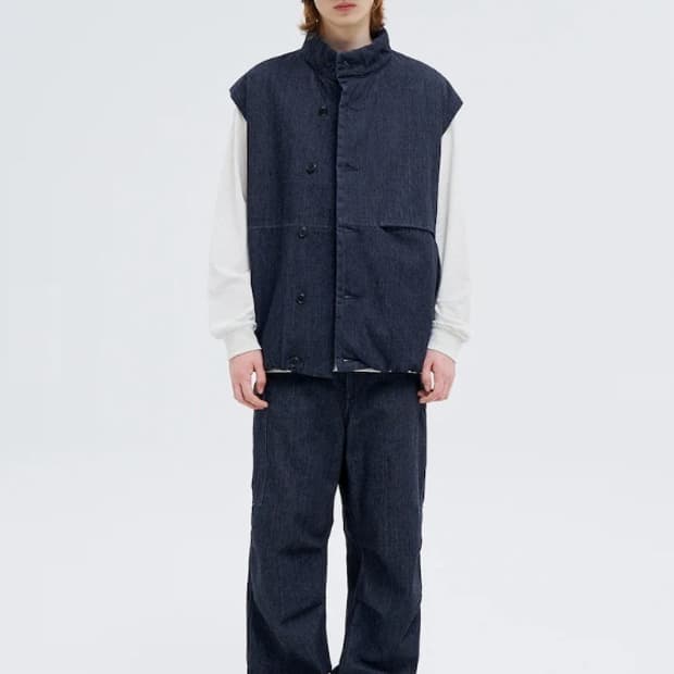 [M] 나나미카 X 비이커 인슐레이션 베스트 ID 인디고 25SS