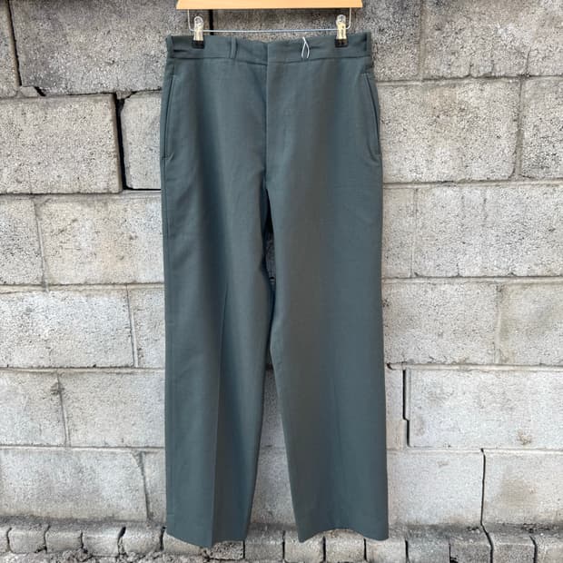 70s 미군 오리지널 울 서지 트라우저 팬츠 32