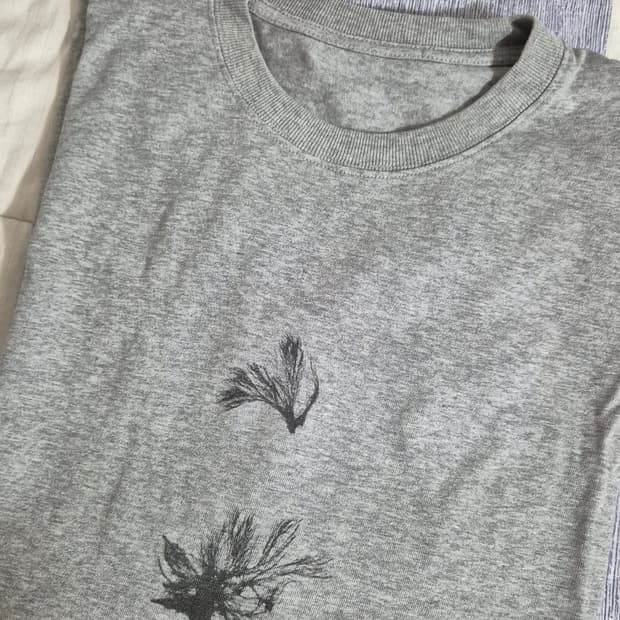 다이브인 그래픽 티셔츠 멜란지그레이 1사이즈