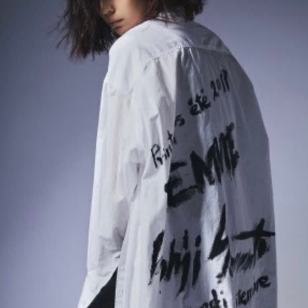 요지 야마모토 페인팅 셔츠