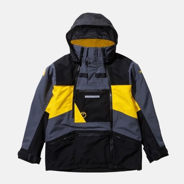 노스페이스 스팁테크 아포지 자켓 그레이 