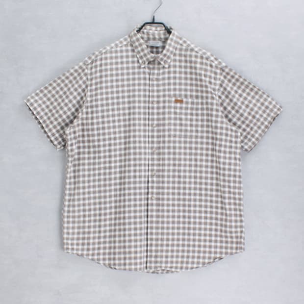 carhartt _ oversize check cotton shirt