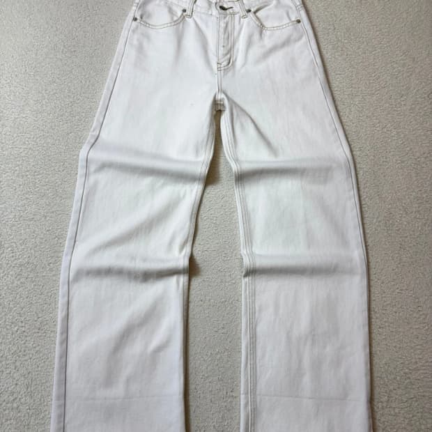 더오픈프로덕트 커팅 세미 와이드 데님 팬츠 PN6775