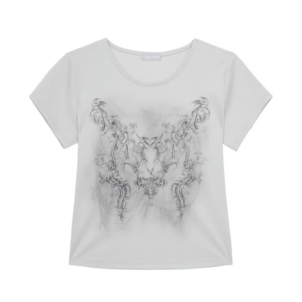 허그유어스킨 로코코 티셔츠