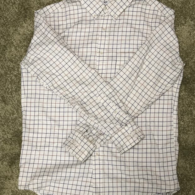 유니클로 플란넬 체크셔츠