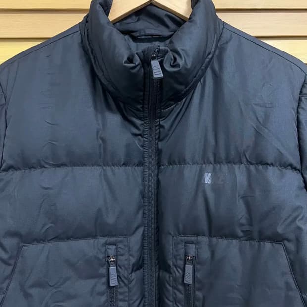 나이키 남성 블랙 덕다운패딩점퍼