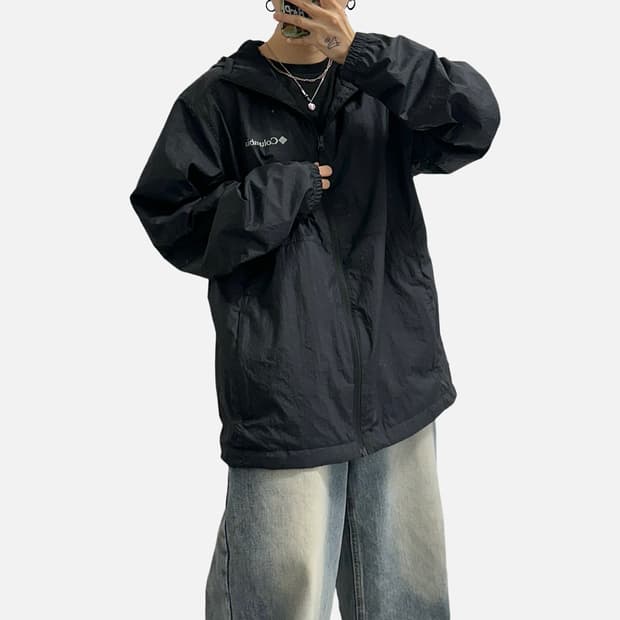 컬럼비아 패커블 경량 바람막이 자켓