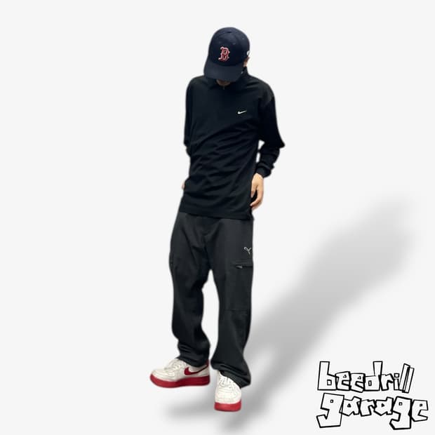 푸마 하운드투스 체크 울 팬츠