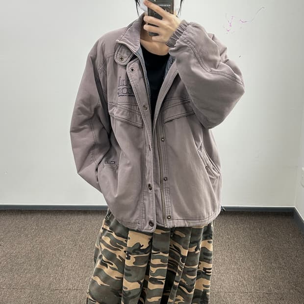 Sculptor 스컬프터 스티치 워크 봄버 자켓