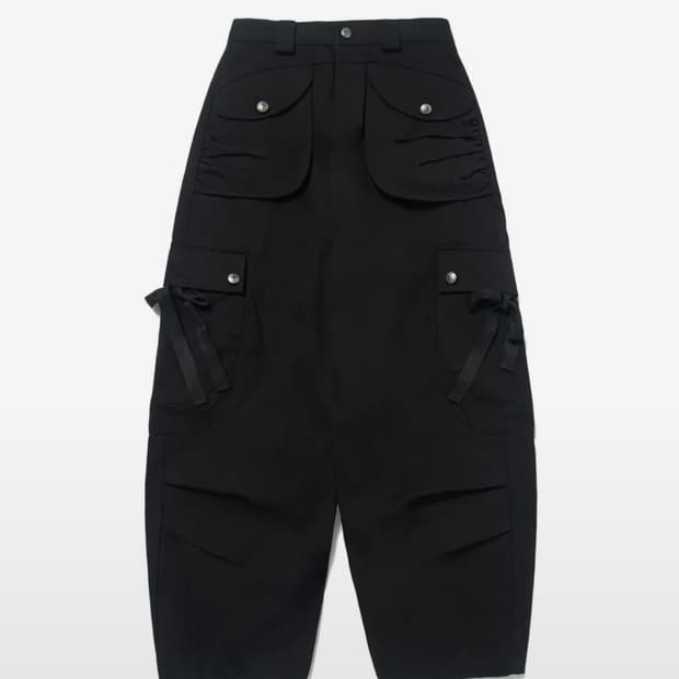 허그유어스킨 멀티 카고 팬츠(블랙)