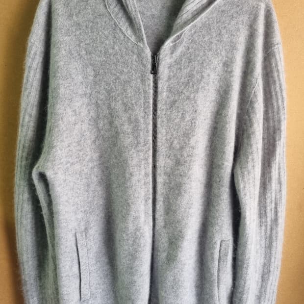 존 바바토스 남성 캐시미어 후드집업 