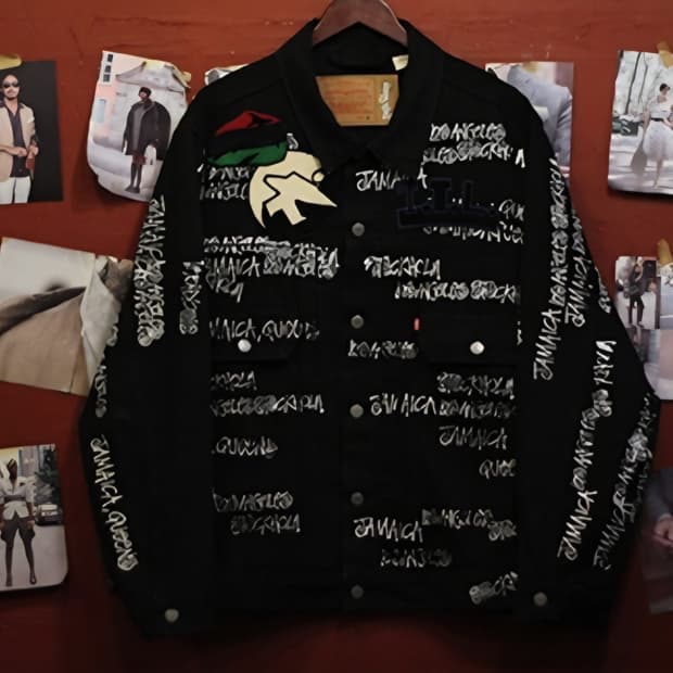 리바이스 스투시 데님티어스 콜라보 데님 자켓 M사이즈