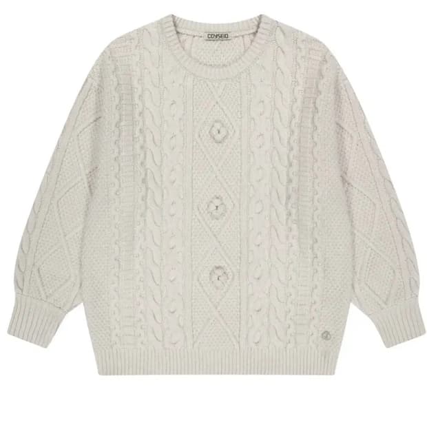 코이세이오 폼폼니트 아이보리