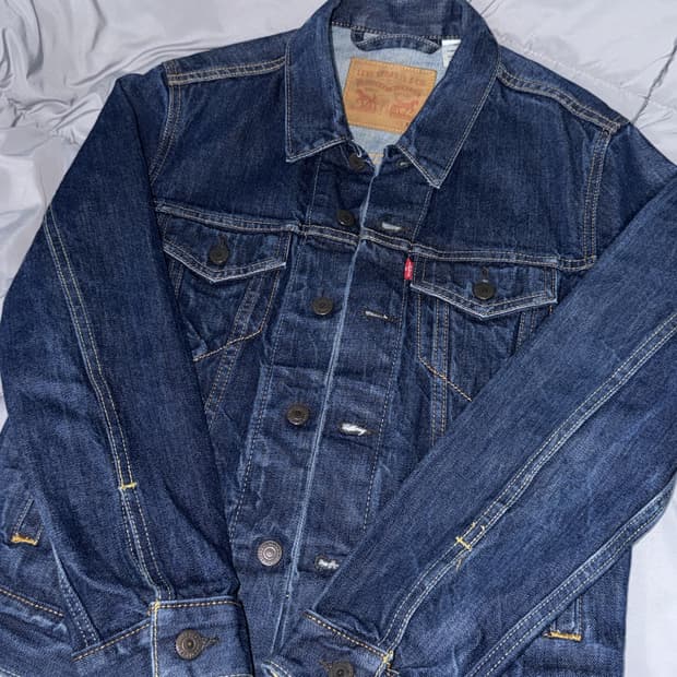 리바이스 데님 트러커 자켓 (착샷)