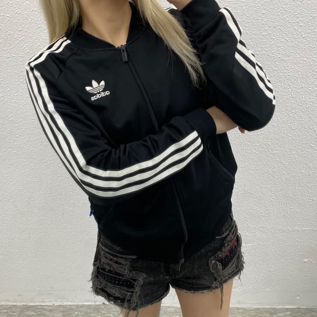 아디다스 슈퍼스타 화이트라인 블랙 트랙탑 95