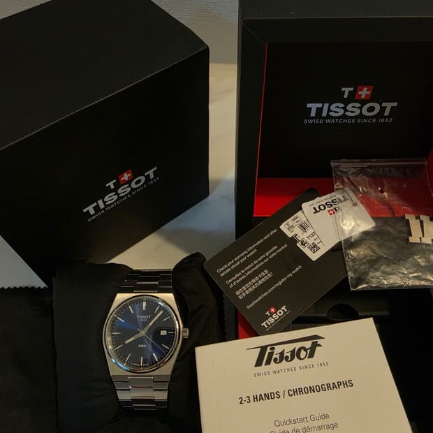 티쏘 PRX 40mm 청판 쿼츠 판매합니다.