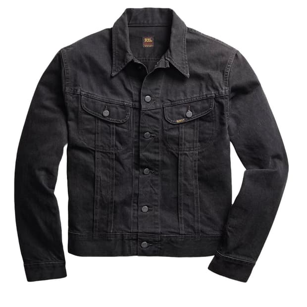RRL lot 271 트러커 흑청 L 사이즈