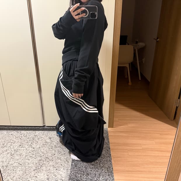 Y-3 maxi skirt