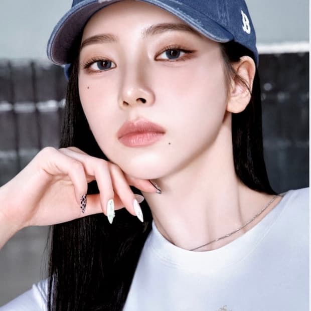 MLB 카리나 빈티지 데미지 커브 로고 언스트럭쳐 볼캡 (새상품)