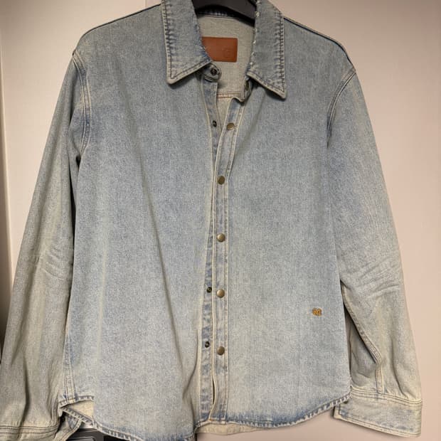 렉토 24FW 잭 빈티지 데님 셔츠 라이트 셋트