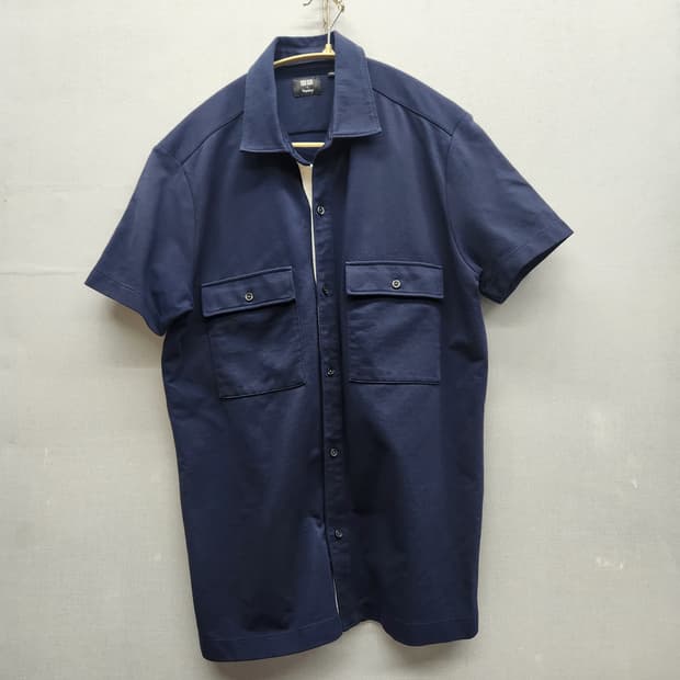 유니클로x띠어리 투포켓 반팔셔츠 L(M)