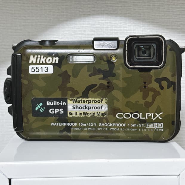 니콘 쿨픽스 aw100 카모 디카 디지털카메라