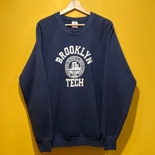 90s [XL] 프룻오브더룸 USA 빈티지 스웨트셔츠 네이비 맨투맨