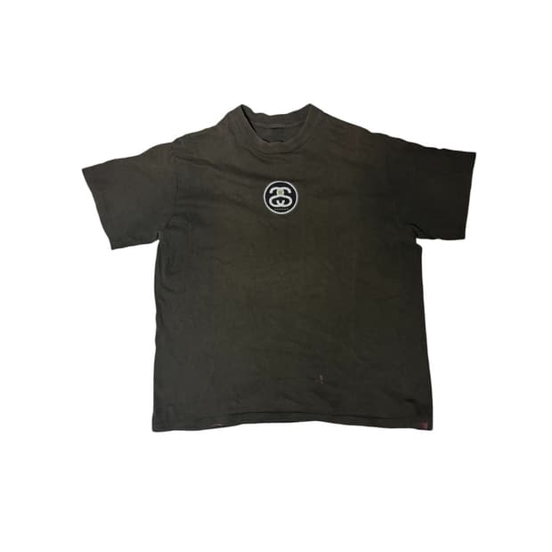 90s Stussy Double S Logo Short-Sleeve