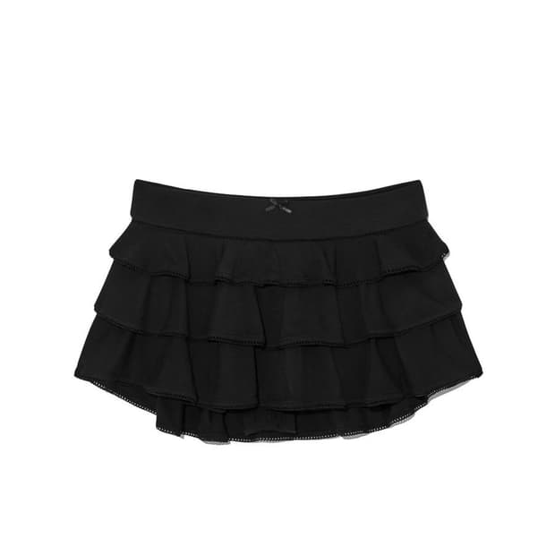 글로니 피콧 프릴 스커트 s 새상품