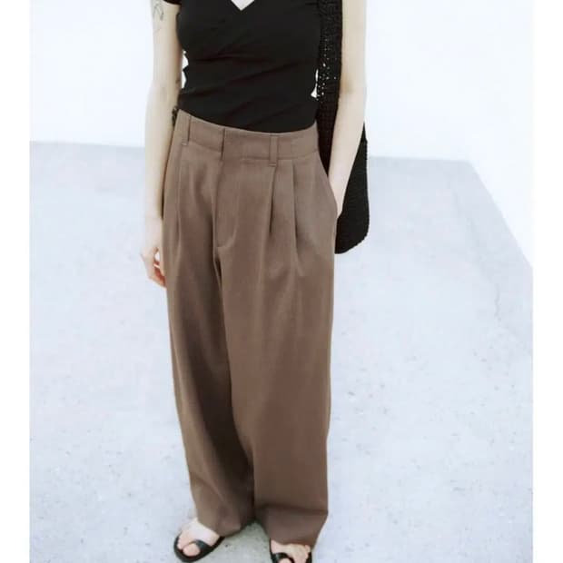 엘에프엠 투턴 코튼 와이드팬츠