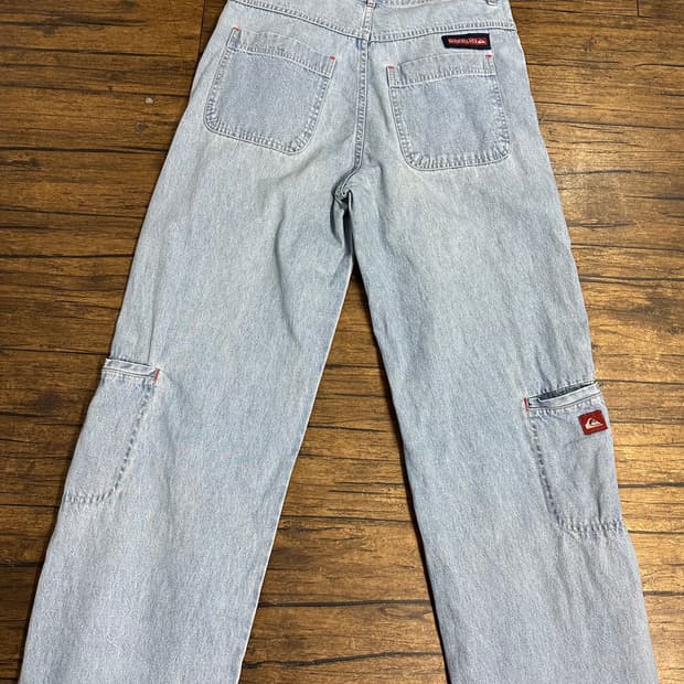 90s Quiksilver 연청 루즈핏 데님 29사이즈