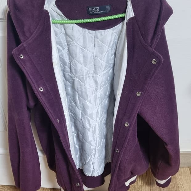 폴로 버건디 점퍼