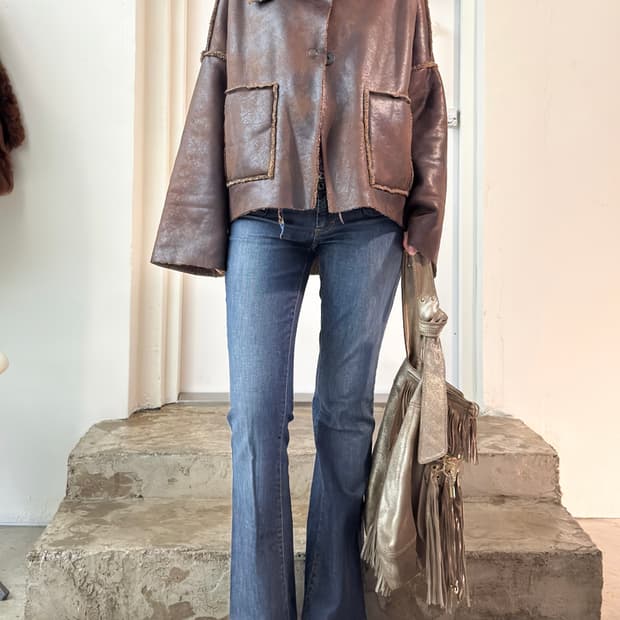 Collection PRIVÉE Shearling Jacket/ 42