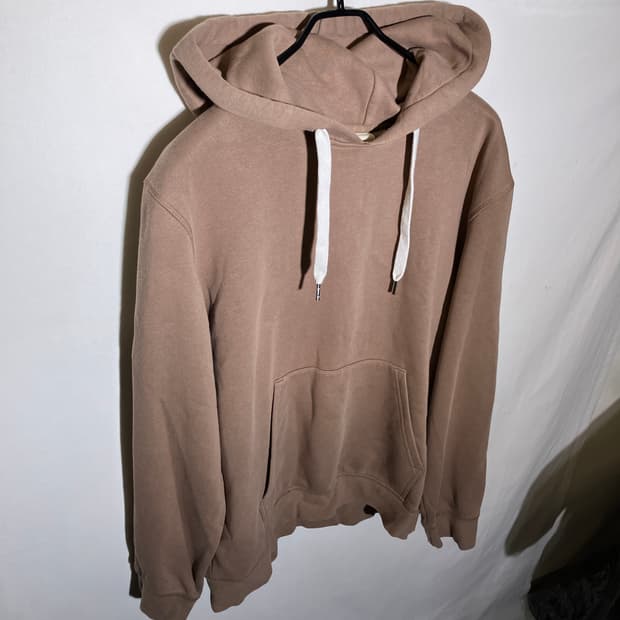 L)H&M 면 60 폴리 40 후드티 스웻