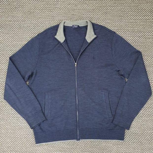 갤럭시 얇은 니트 집업 가디건 남자110