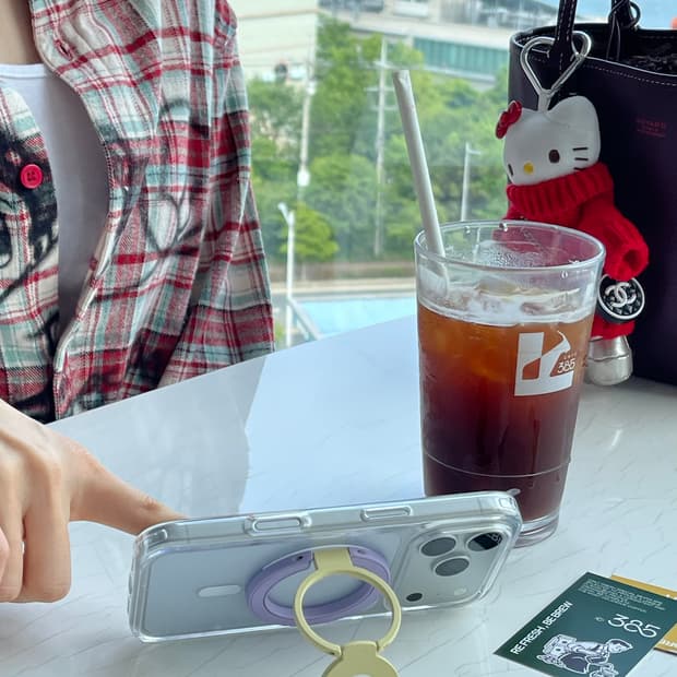 SNS 인기 핫템 [MagSafe] 3단 멀티 폴딩 컬러링 그립톡
